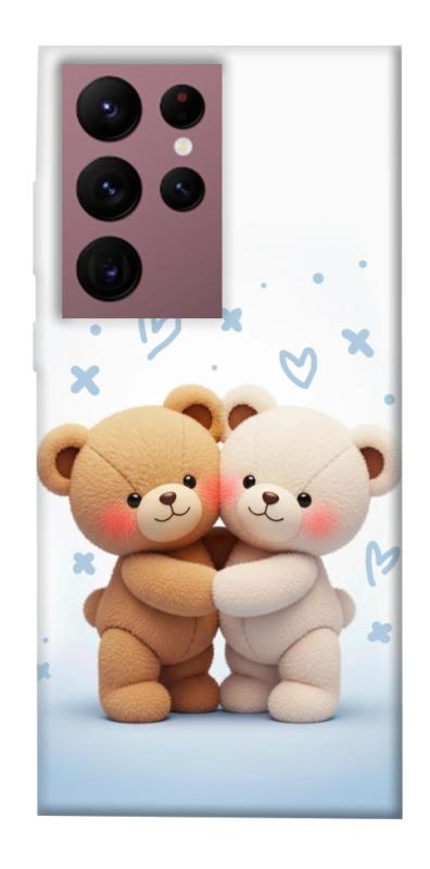 Чехол itsPrint Bear love для Samsung Galaxy S22 Ultra, любовь, купить оптом с доставкой