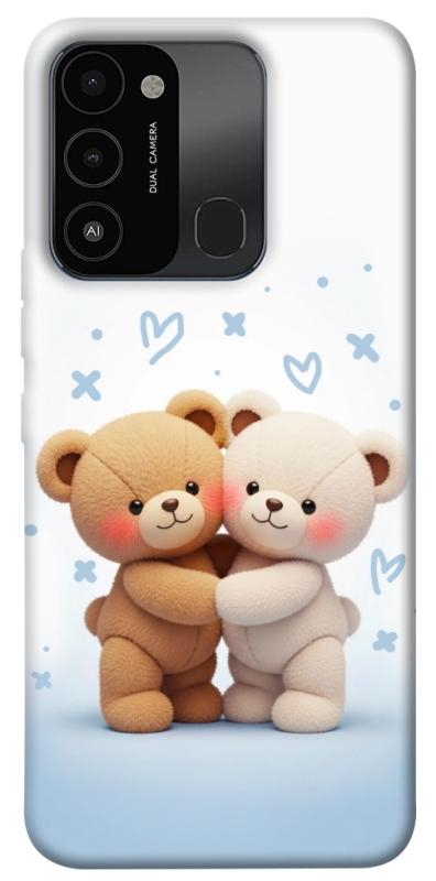 Чехол itsPrint Bear love для TECNO Spark 8C, любовь, купить оптом с доставкой
