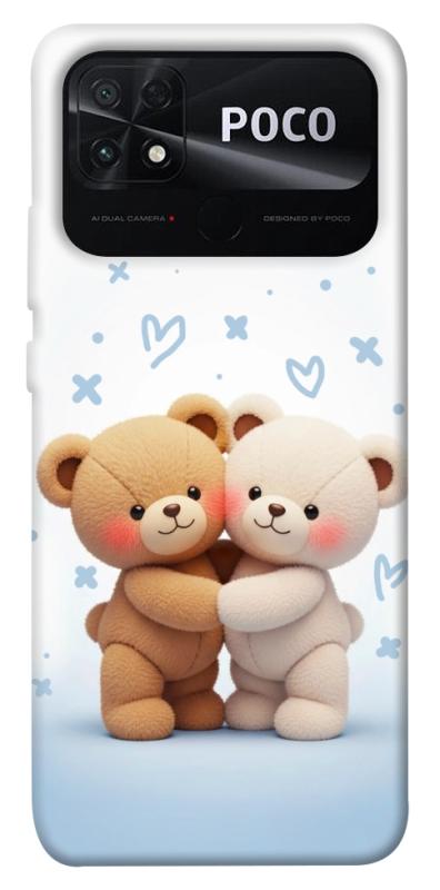 Чехол itsPrint Bear love для Xiaomi Poco C40, любовь, купить оптом с доставкой