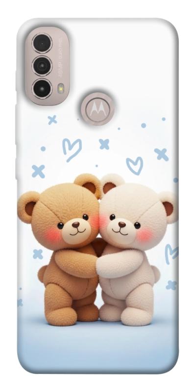 Чехол itsPrint Bear love для Motorola Moto E40, любовь, купить оптом с доставкой