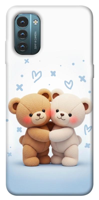 Чехол itsPrint Bear love для Nokia G21, любовь, купить оптом с доставкой