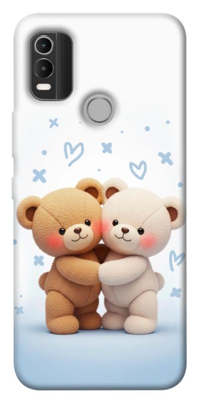 Чехол itsPrint Bear love для Nokia C21 Plus, любовь, купить оптом с доставкой