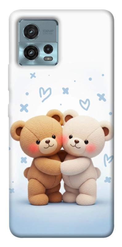 Чехол itsPrint Bear love для Motorola Moto G72, любовь, купить оптом с доставкой