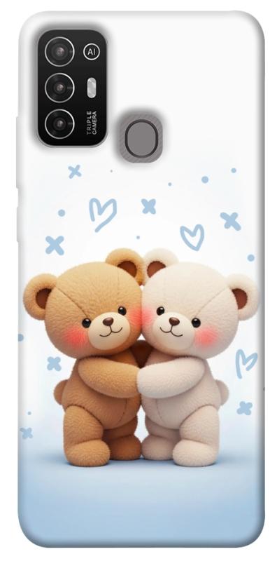 Чехол itsPrint Bear love для ZTE Blade A52, любовь, купить оптом с доставкой