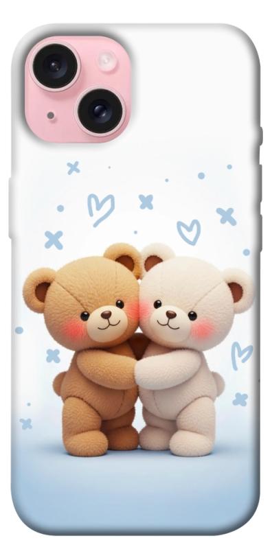 Чехол itsPrint Bear love для Apple iPhone 15 (6.1"), любовь, купить оптом с доставкой