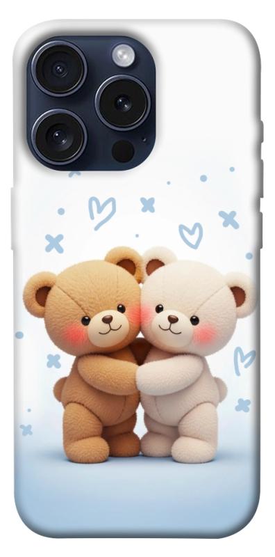Чехол itsPrint Bear love для Apple iPhone 15 Pro (6.1"), любовь, купить оптом с доставкой