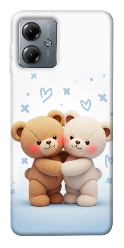 Чехол itsPrint Bear love для Motorola Moto G14, любовь, купить оптом с доставкой