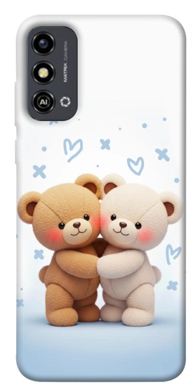 Чехол itsPrint Bear love для ZTE Blade A53, любовь, купить оптом с доставкой