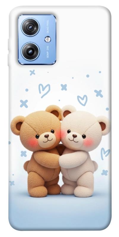 Чохол itsPrint Bear love для Motorola Moto G84, кохання, купити оптом з доставкою