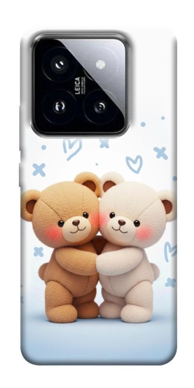 Чохол itsPrint Bear love для Xiaomi 14 Pro, кохання, купити оптом з доставкою