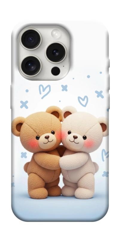 Чехол itsPrint Bear love для Apple iPhone 16 Pro (6.3"), любовь, купить оптом с доставкой