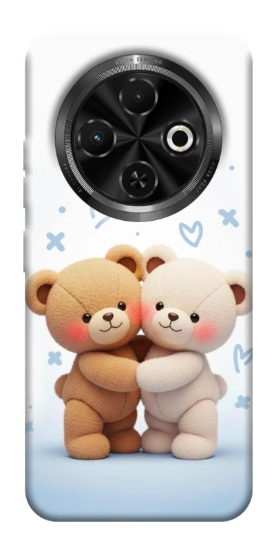 Чохол itsPrint Bear love для TECNO Spark 30C, кохання, купити оптом з доставкою