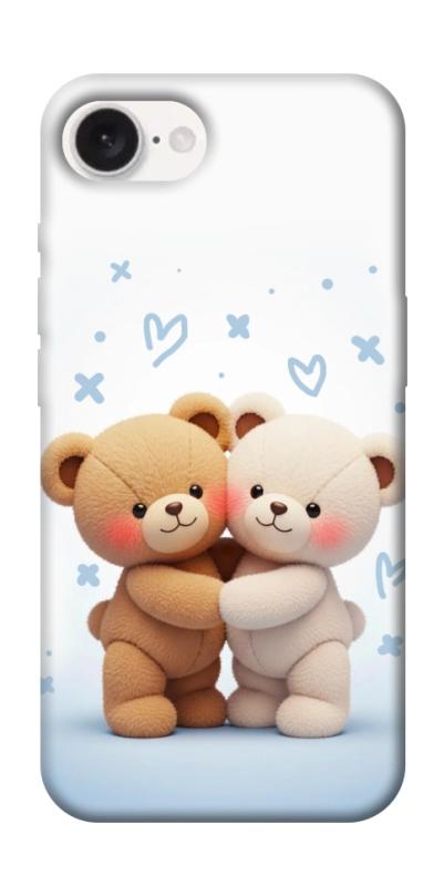 Чехол itsPrint Bear love для Apple iPhone 16e (6.1"), любовь, купить оптом с доставкой