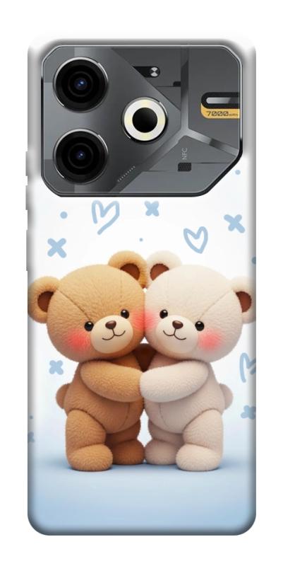 Чехол itsPrint Bear love для TECNO Pova 6 Neo (LI6), любовь, купить оптом с доставкой