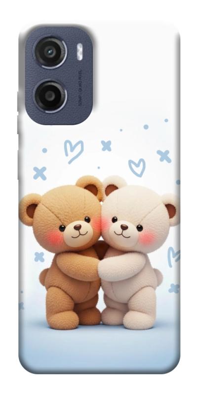 Чехол itsPrint Bear love для Motorola Moto G05, любовь, купить оптом с доставкой