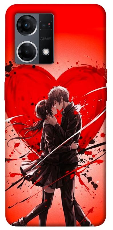 Чохол itsPrint Dramatic couple для Oppo Reno 7 4G, кохання, купити оптом з доставкою