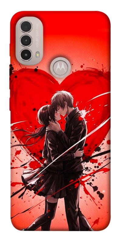 Чехол itsPrint Dramatic couple для Motorola Moto E40, любовь, купить оптом с доставкой