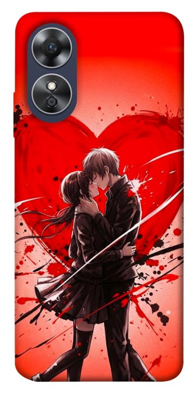 Чохол itsPrint Dramatic couple для Oppo A17, кохання, купити оптом з доставкою