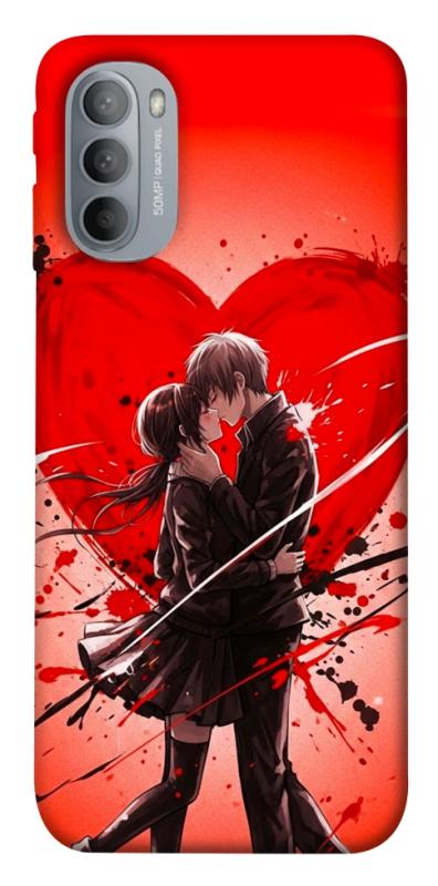 Чехол itsPrint Dramatic couple для Motorola Moto G31, любовь, купить оптом с доставкой