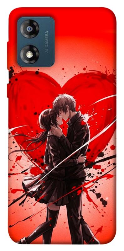 Чехол itsPrint Dramatic couple для Motorola Moto E13, любовь, купить оптом с доставкой
