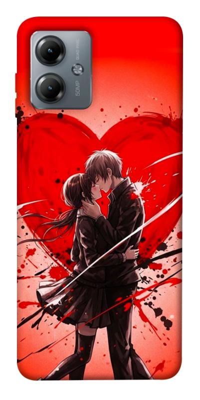 Чехол itsPrint Dramatic couple для Motorola Moto G14, любовь, купить оптом с доставкой