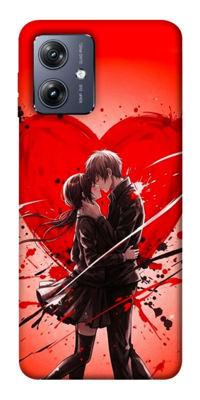 Чехол itsPrint Dramatic couple для Motorola Moto G54, любовь, купить оптом с доставкой