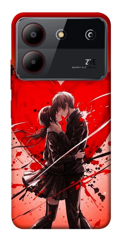 Чехол itsPrint Dramatic couple для ZTE Blade A54 4G, любовь, купить оптом с доставкой