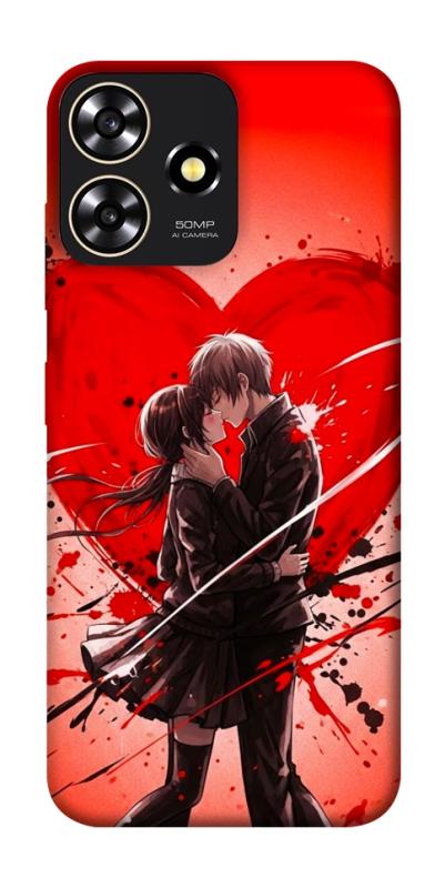 Чехол itsPrint Dramatic couple для ZTE Blade A73 4G, любовь, купить оптом с доставкой
