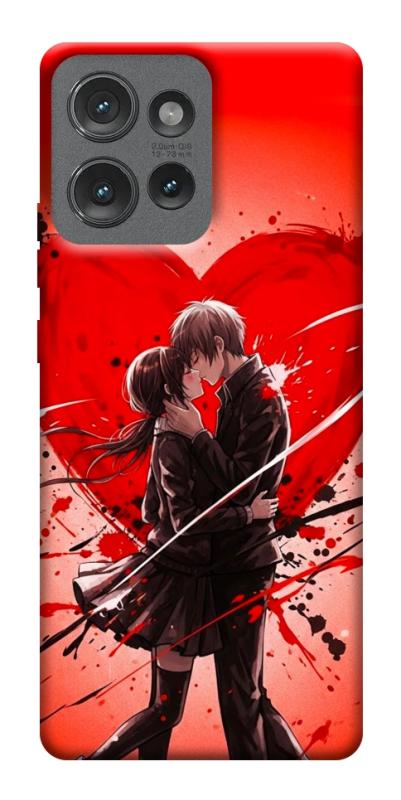Чехол itsPrint Dramatic couple для Motorola Edge 50, любовь, купить оптом с доставкой