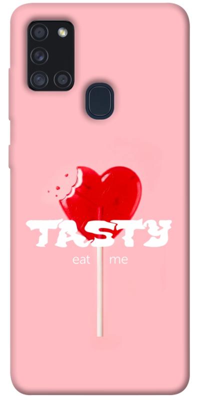 Чехол itsPrint Eat me для Samsung Galaxy A21s, любовь, купить оптом с доставкой