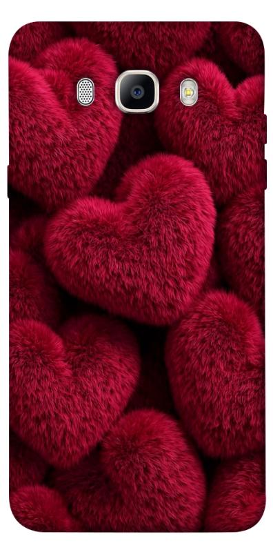 Чехол itsPrint Fluffy hearts для Samsung J710F Galaxy J7 (2016), любовь, купить оптом с доставкой