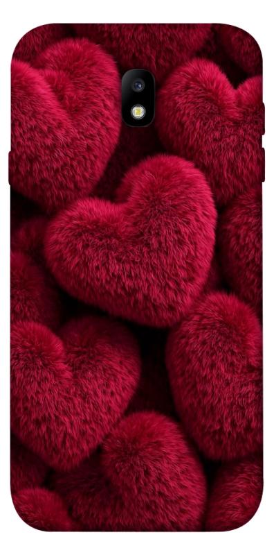 Чехол itsPrint Fluffy hearts для Samsung J730 Galaxy J7 (2017), любовь, купить оптом с доставкой