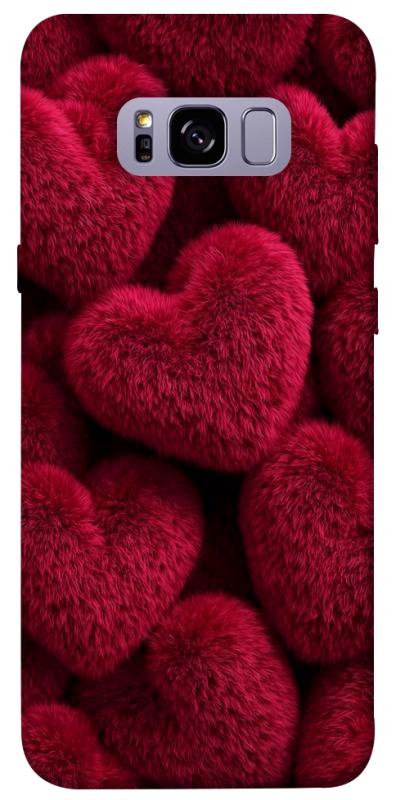 Чехол itsPrint Fluffy hearts для Samsung G955 Galaxy S8 Plus, любовь, купить оптом с доставкой