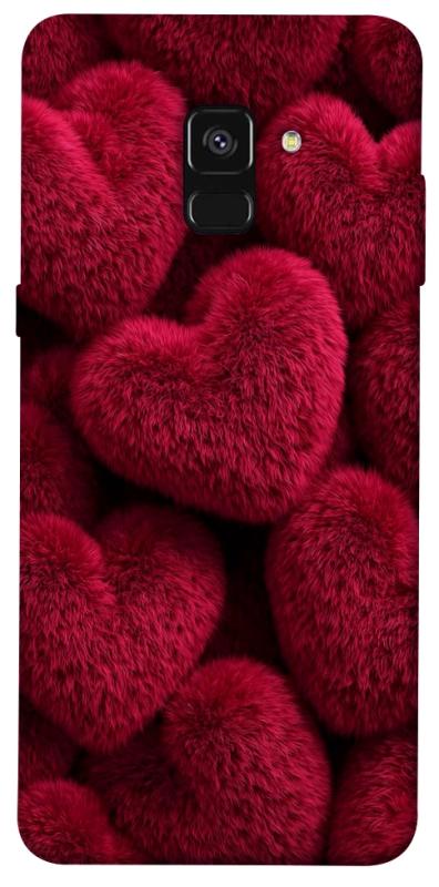 Чехол itsPrint Fluffy hearts для Samsung A530 Galaxy A8 (2018), любовь, купить оптом с доставкой