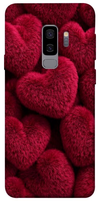 Чехол itsPrint Fluffy hearts для Samsung Galaxy S9+, любовь, купить оптом с доставкой