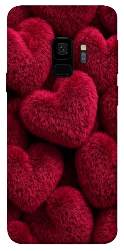 Чохол itsPrint Fluffy hearts для Samsung Galaxy S9, кохання, купити оптом з доставкою