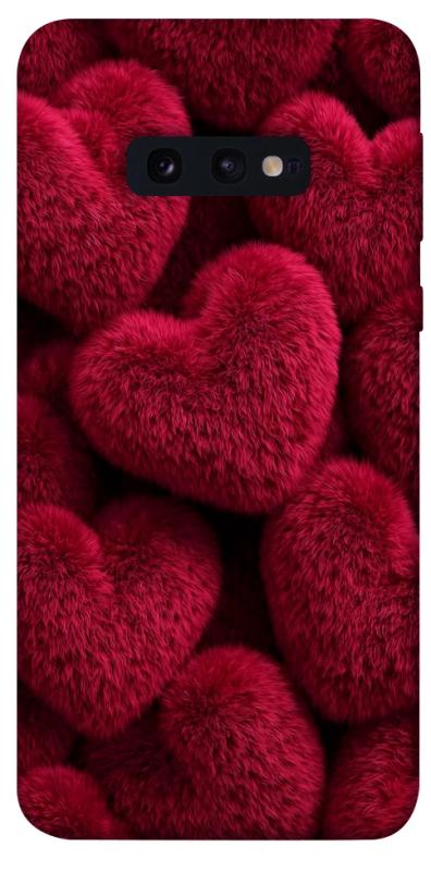 Чехол itsPrint Fluffy hearts для Samsung Galaxy S10e, любовь, купить оптом с доставкой