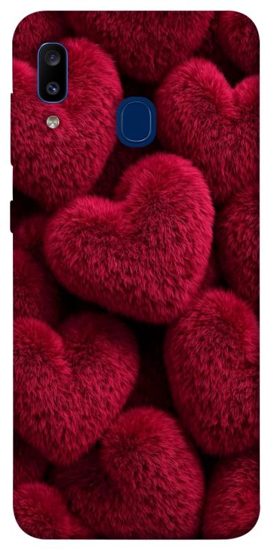 Чехол itsPrint Fluffy hearts для Samsung Galaxy A20 / A30, любовь, купить оптом с доставкой