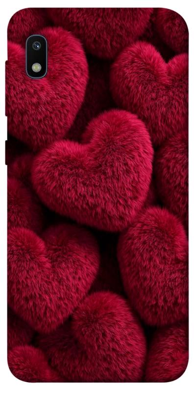 Чехол itsPrint Fluffy hearts для Samsung Galaxy A10 (A105F), любовь, купить оптом с доставкой