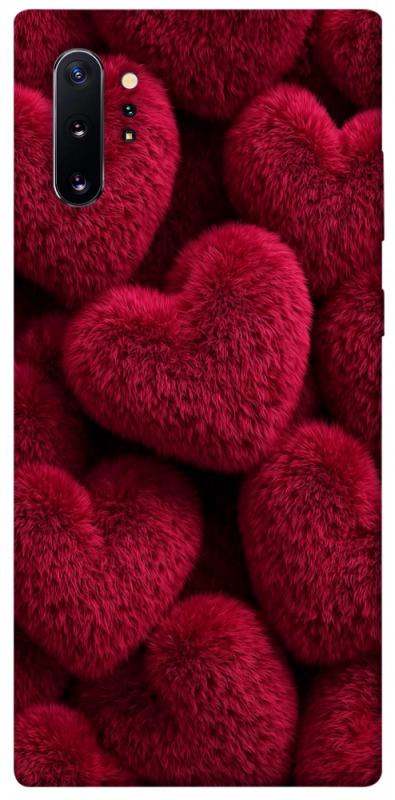 Чехол itsPrint Fluffy hearts для Samsung Galaxy Note 10 Plus, любовь, купить оптом с доставкой