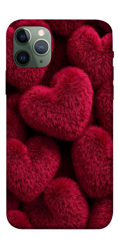 Чехол itsPrint Fluffy hearts для Apple iPhone 11 Pro (5.8"), любовь, купить оптом с доставкой