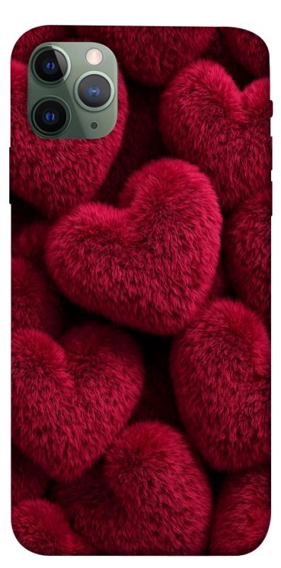 Чехол itsPrint Fluffy hearts для Apple iPhone 11 Pro Max (6.5"), любовь, купить оптом с доставкой