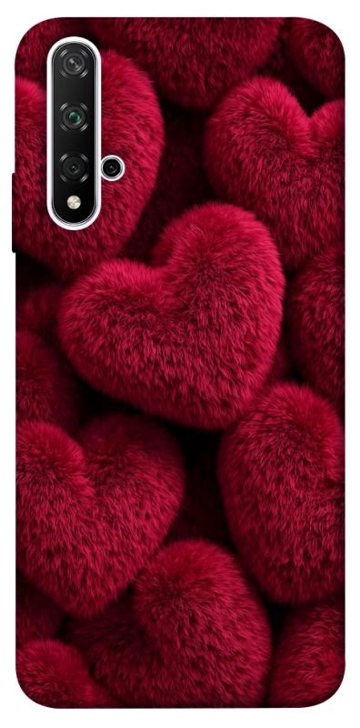 Чехол itsPrint Fluffy hearts для Huawei Honor 20 / Nova 5T, любовь, купить оптом с доставкой