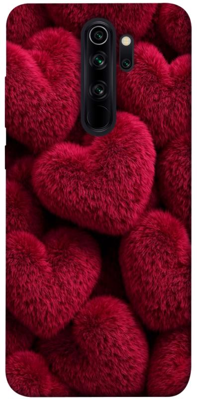 Чехол itsPrint Fluffy hearts для Xiaomi Redmi Note 8 Pro, любовь, купить оптом с доставкой
