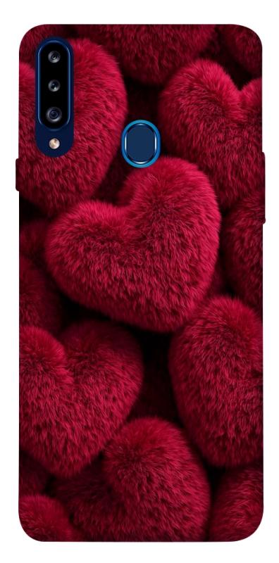 Чехол itsPrint Fluffy hearts для Samsung Galaxy A20s, любовь, купить оптом с доставкой