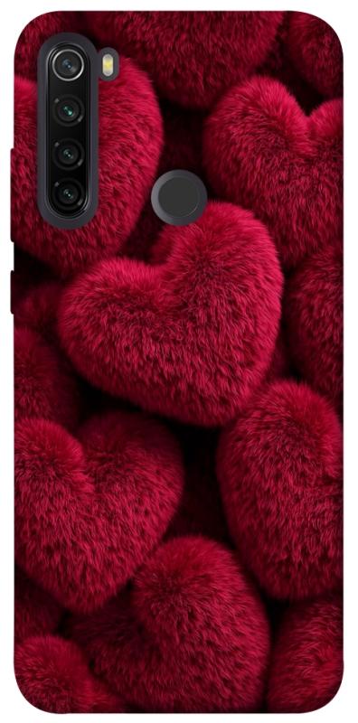 Чехол itsPrint Fluffy hearts для Xiaomi Redmi Note 8T, любовь, купить оптом с доставкой