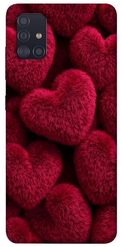 Чехол itsPrint Fluffy hearts для Samsung Galaxy A51, любовь, купить оптом с доставкой