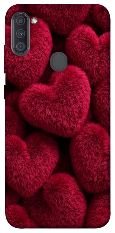 Чехол itsPrint Fluffy hearts для Samsung Galaxy A11, любовь, купить оптом с доставкой