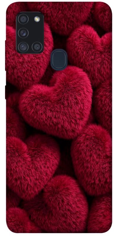 Чехол itsPrint Fluffy hearts для Samsung Galaxy A21s, любовь, купить оптом с доставкой