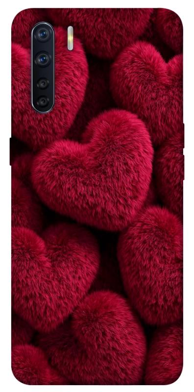 Чехол itsPrint Fluffy hearts для Oppo A91, любовь, купить оптом с доставкой